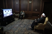 تصاویر جالب جلسات آنلاین و حضوری حسن روحانی