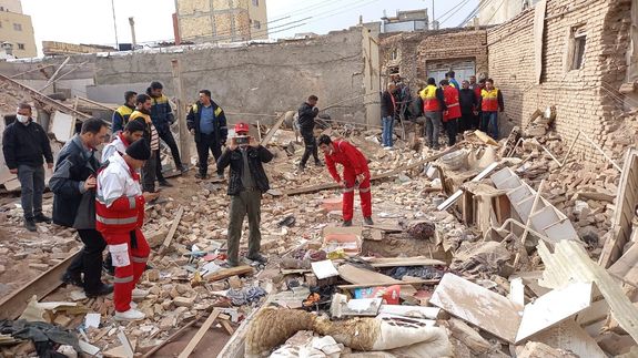 تخریب چند خانه در تبریز بر اثر انفجار گاز