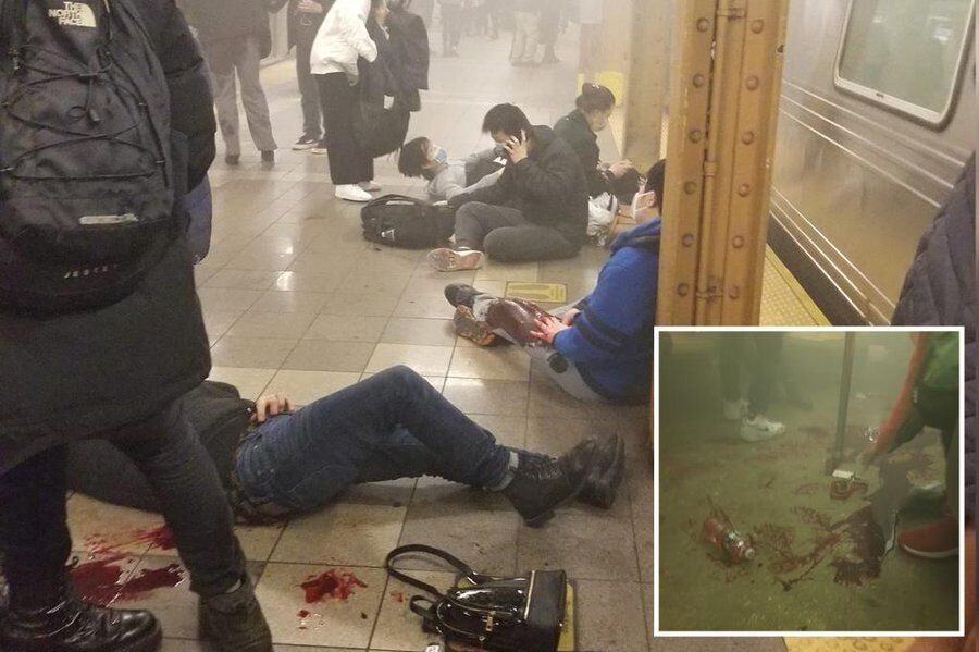 تیراندازی در متروی نیویورک / ۱۳ نفر زخمی شدند