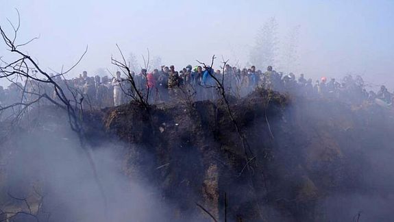 هواپیمایی با ۷۲ سرنشین در نپال سقوط کرد+ فیلم