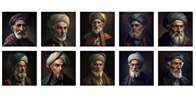 بازسازی چهره شاعران ایرانی به کمک هوش مصنوعی + عکس