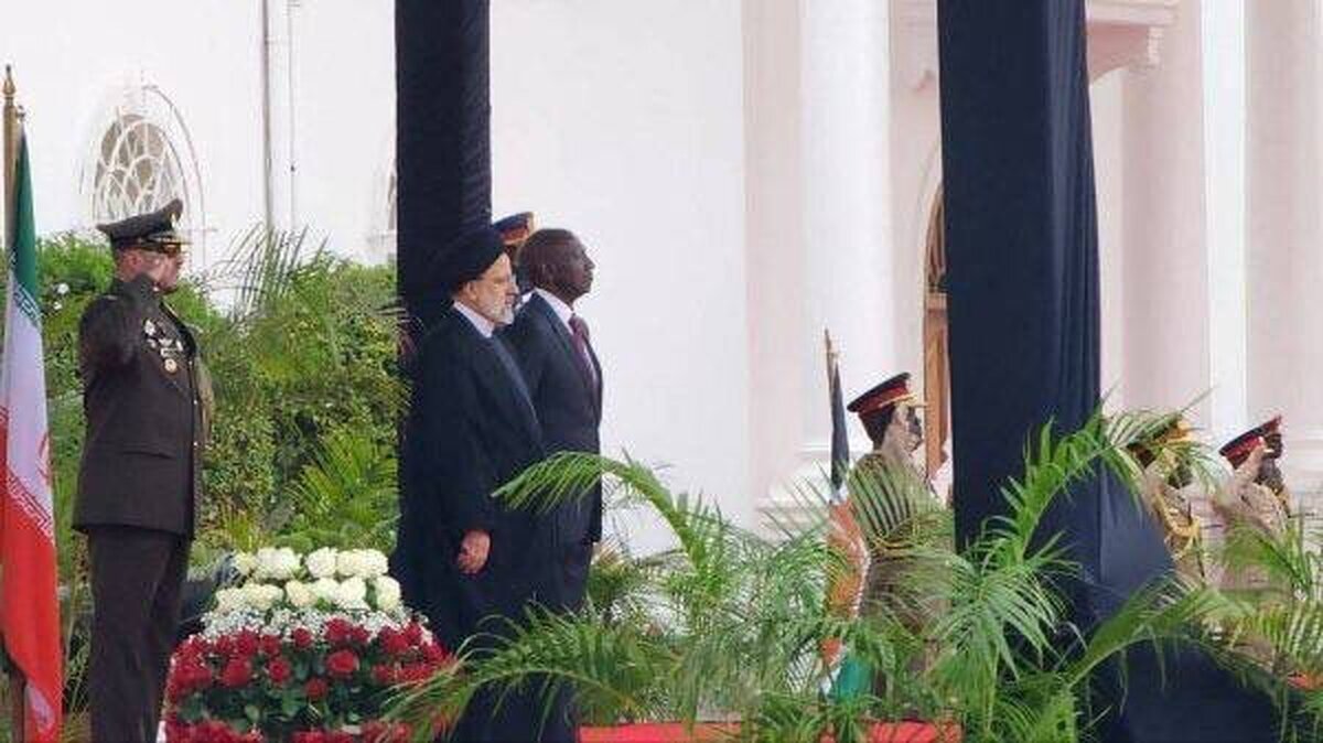 استقبال رییس‌جمهور کنیا از رییس‌جمهور ایران