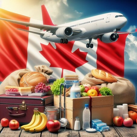 چه مواد غذایی را می‌ توان به کانادا برد؟