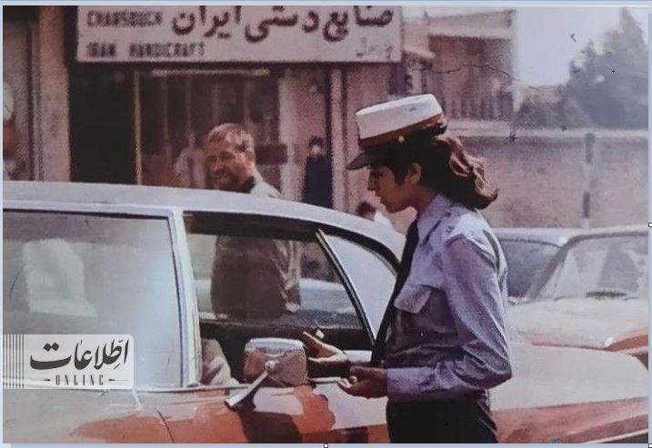 پلیس زن راهنمایی و رانندگی در خیابان‌های تهران