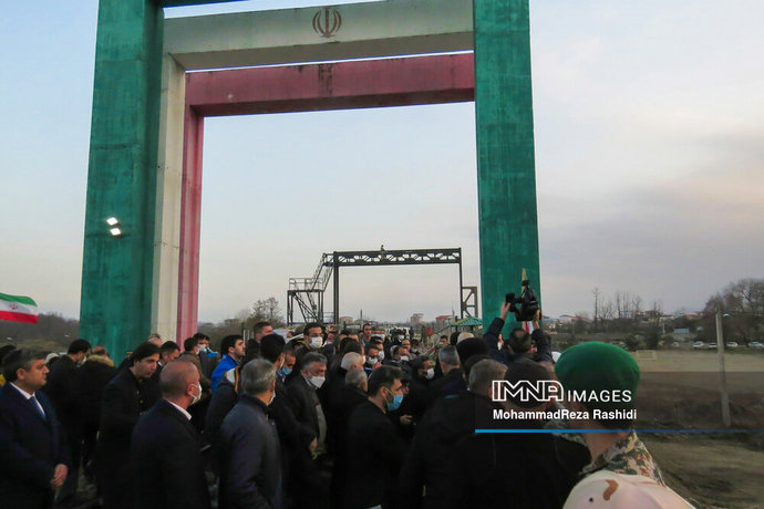 آغاز  ساخت پل جاده‌ای آستارای ایران و آذربایجان