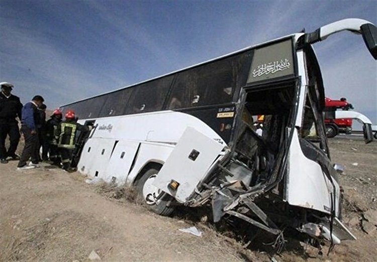 راننده مقصر واژگونی اتوبوس خبرنگاران شد
