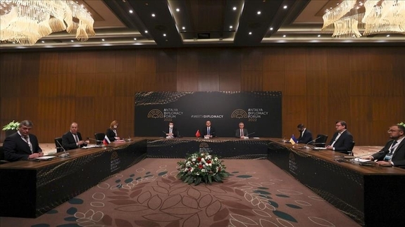 وزیران خارجه روسیه؛ اوکراین و ترکیه در آنتالیا دیدار کردند