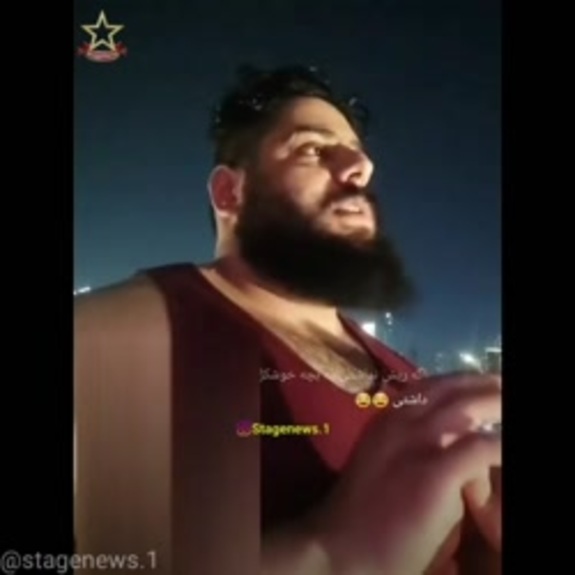 (ویدئو)  لحظه ناک اوت شدن سجاد غریبی معروف به هالک ایرانی