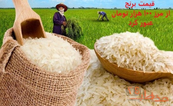 قیمت برنج مرز یکصد تومان را رد کرد