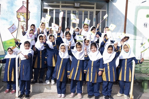 افتتاح مدرسه دخترانه امام جواد (ع) قرچک با مشارکت بانک ملت