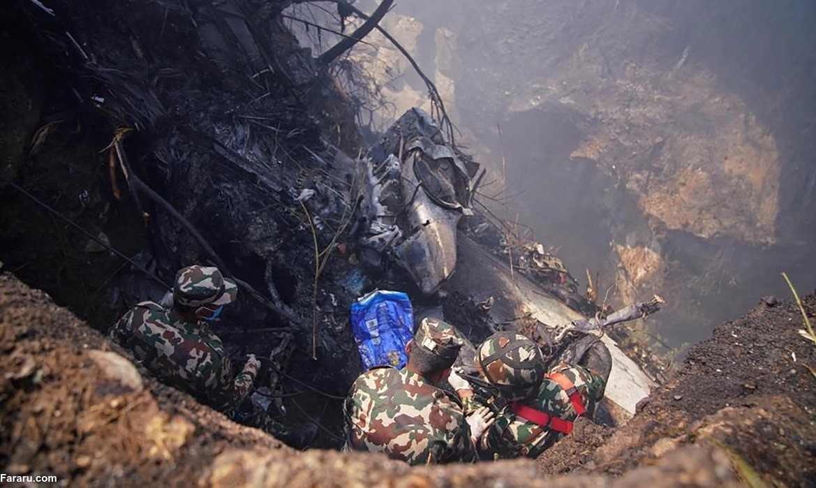 هواپیمایی با ۷۲ سرنشین در نپال سقوط کرد