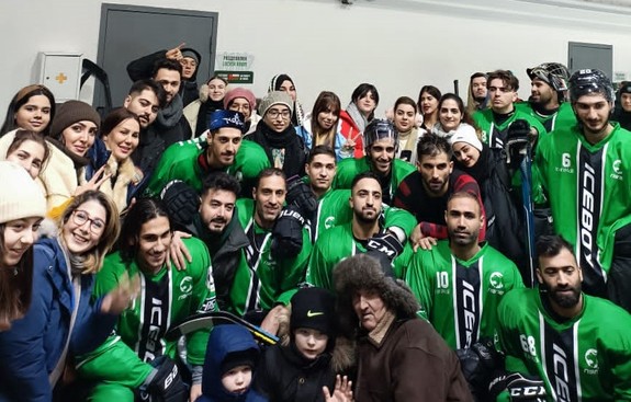 توقف تیم هاکی روی یخ مردان ایران مقابل امارات