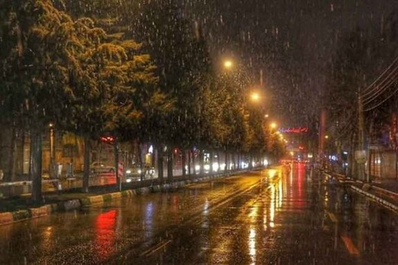 بارش برف و باران در تهران/ کاهش دما تا روز جمعه