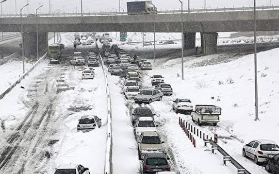 هشدار بارش سنگین برف در تهران