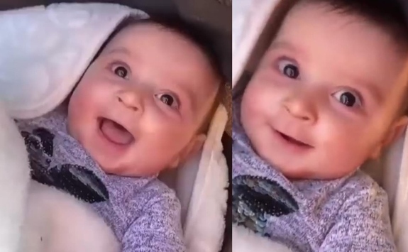 خنده زیبای نوزادی که پس از ۱۲۰ ساعت از زیر آوار بیرون آمد!