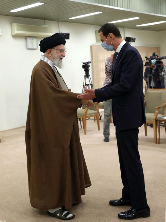 دیدار بشار اسد با رهبر انقلاب