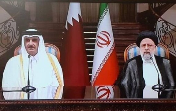 در نشست خبری مشترک رئیس جمهوری ایران و امیر قطر مطرح شد