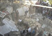 ریزش ساختمان ۴ طبقه در کرمانشاه