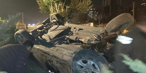 مرگ تلخ راننده در تصادف زنجیره ای در شیراز