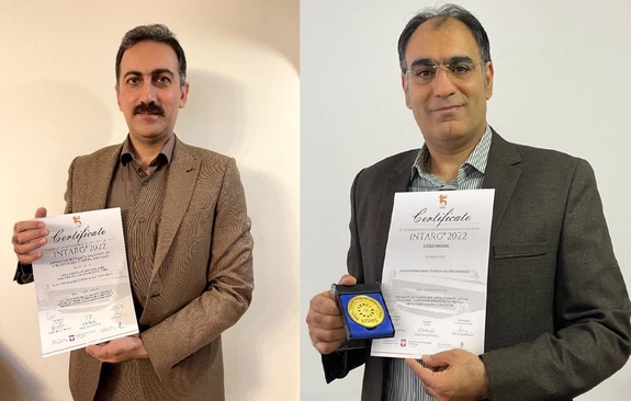 مدال طلای جهانی مسابقات اختراع و نوآوری ۲۰۲۲ INTARG® کشور لهستان در دستان دو مخترع ایرانی