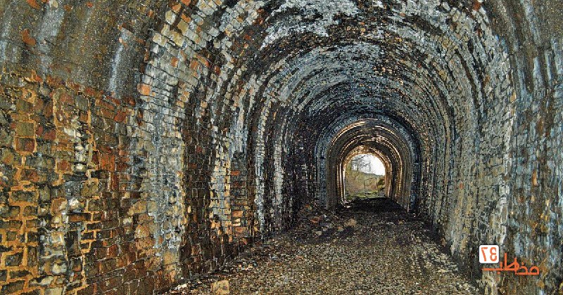 تصاویری از تونل قطار متروکه‌ وحشتناک در ولز