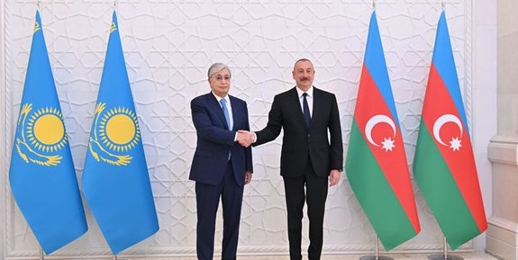 سفر رئیس جمهور آذربایجان به قزاقستان