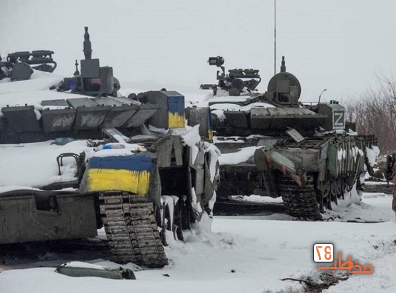 لحظه هدف قرارگرفتن تانک اوکراینی توسط نیروهای روس+ فیلم