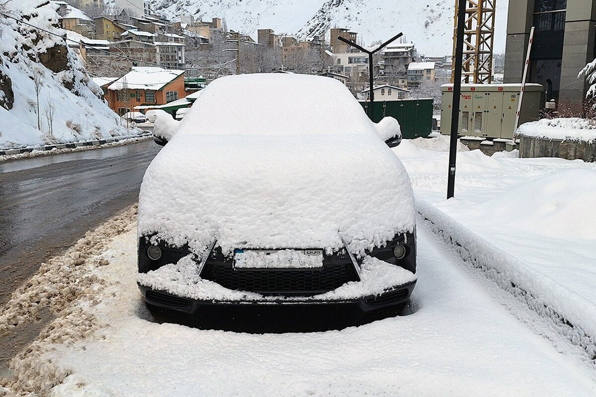 آغاز بارش برف در ایران ؛ شدت بارش برف را ببینید