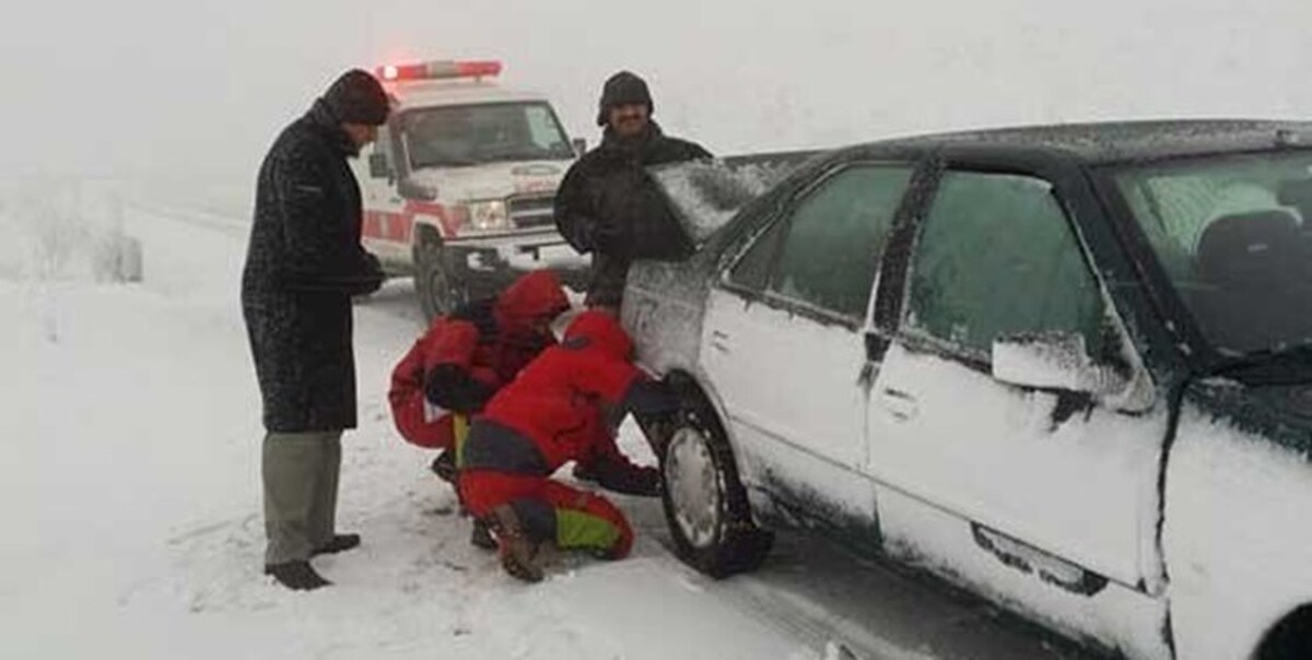 شرایط تردد در محور‌های غربی و جنوبی اصفهان زمستانی شد