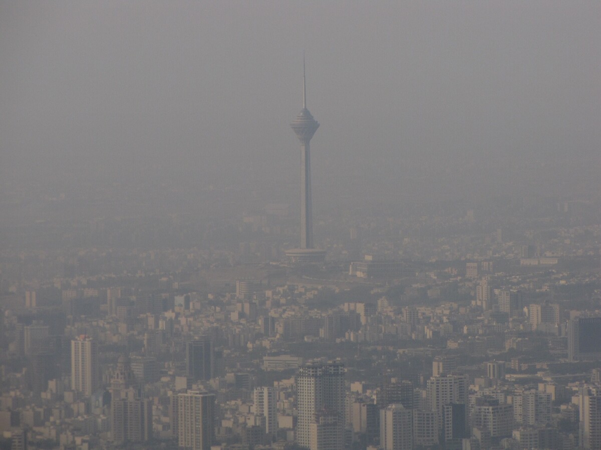 وضعیت آلودگی هوای تهران در پنجشنبه ۱۷ اسفند ۱۴۰۲