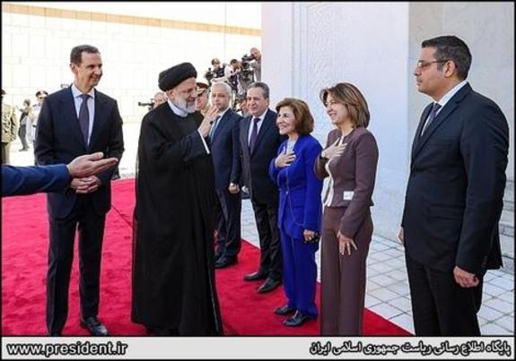 سلام رئیسی به ۲ زن مشاور بشار اسد