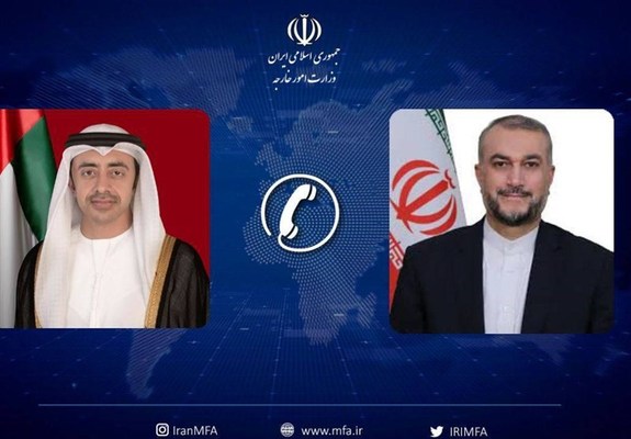 وزرای خارجه ایران و امارات تلفنی گفتگو کردند
