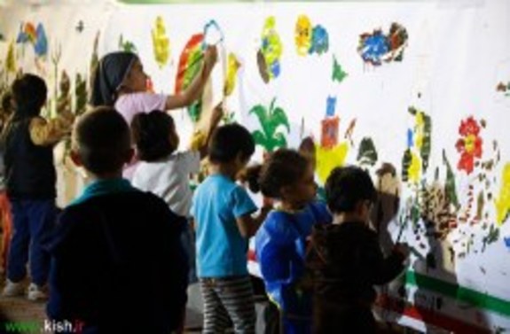 برگزاری مسابقه هر پنجشنبه نقاشی در جزیره کیش