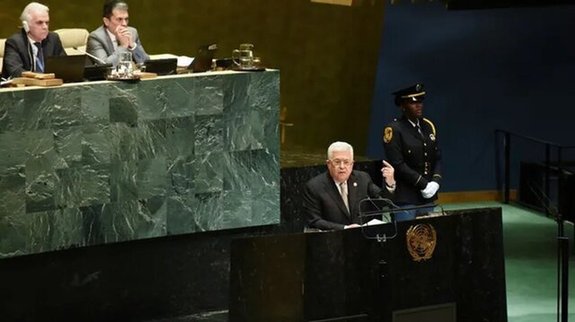 درخواست محمود عباس از سازمان ملل