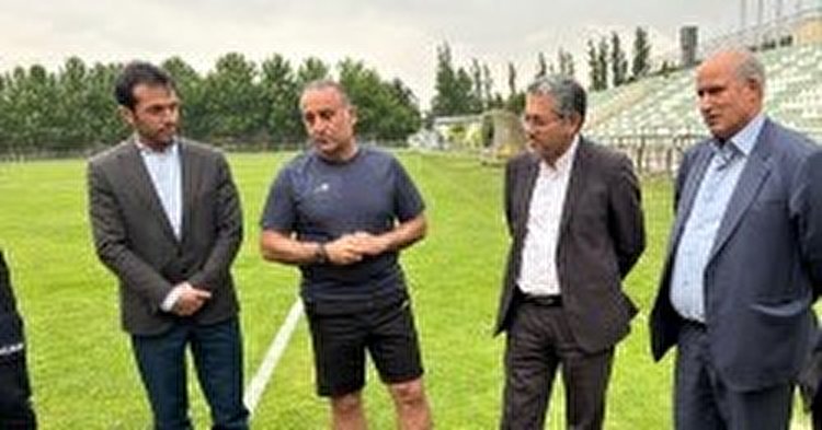 سرپرست منطقه آزاد کیش درتمرینات تیم ملی فوتبال نوجوانان