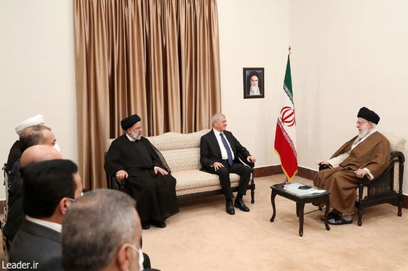دیدار رییس‌جمهور عراق با رهبر انقلاب