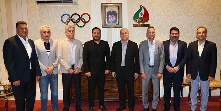 دبیر کل کمیته ملی المپیک عراق با مناف هاشمی دیدار کرد