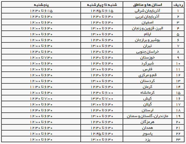 ساعات جدید فعالیت شعب بانک ایران زمین اعلام شد