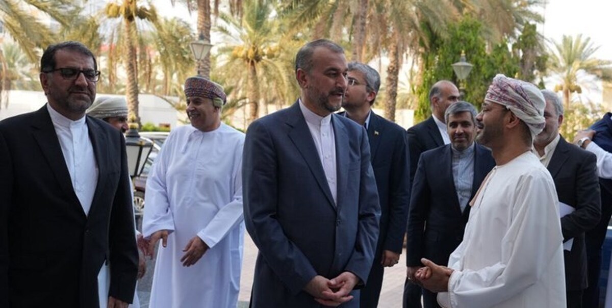 استقبال وزیر خارجه عمان از امیرعبداللهیان در مسقط