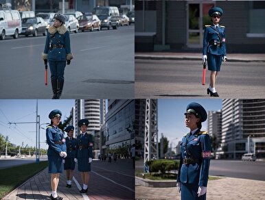 زنان پلیس کره شمالی مانکن‌هایی که حق ازدواج ندارند! + فیلم