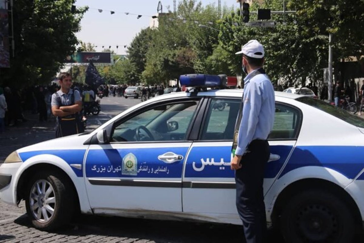 حمله یک زن به مامور پلیس راهور در کرمان