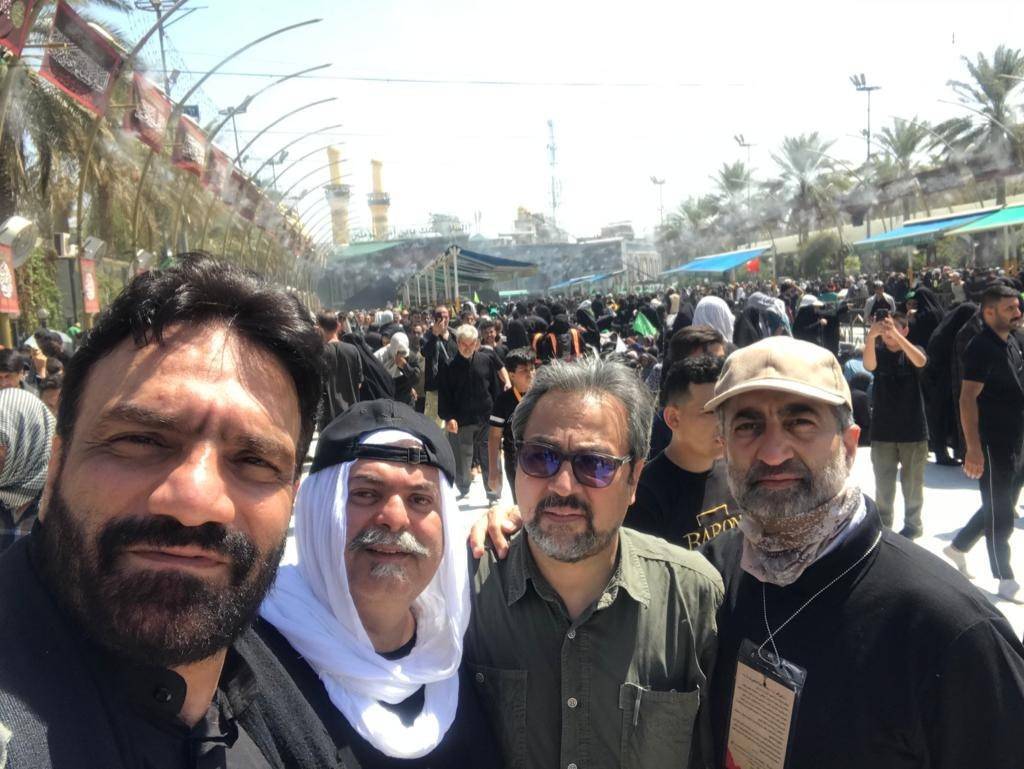 هنرمندانی که در راهپیمایی اربعین حاضر شدند + عکس و فیلم
