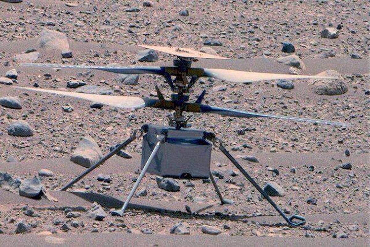 بالگرد ناسا در مریخ رکورد زد