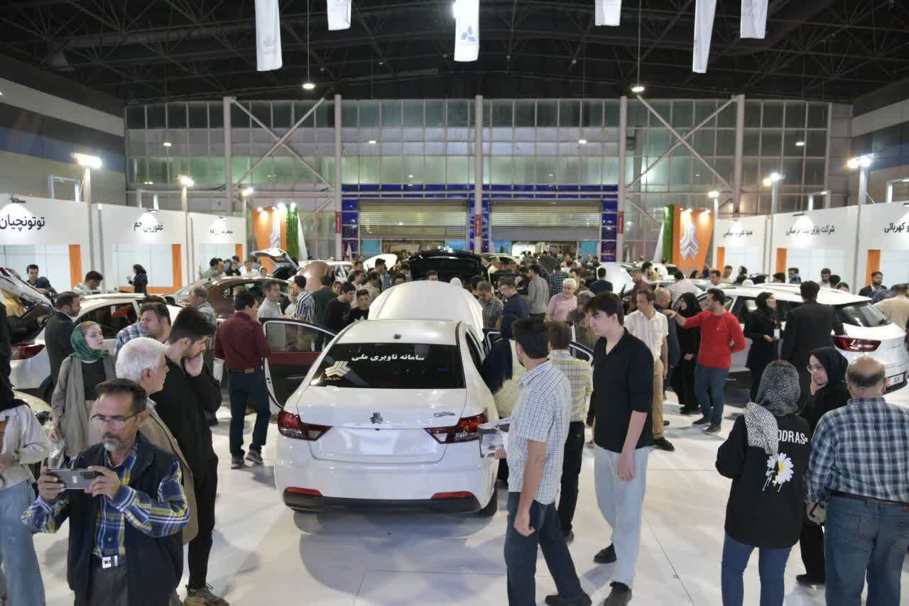 گزارش تصویری از حضور گروه خودروسازی سایپا در نمایشگاه بین المللی خودرو مشهد