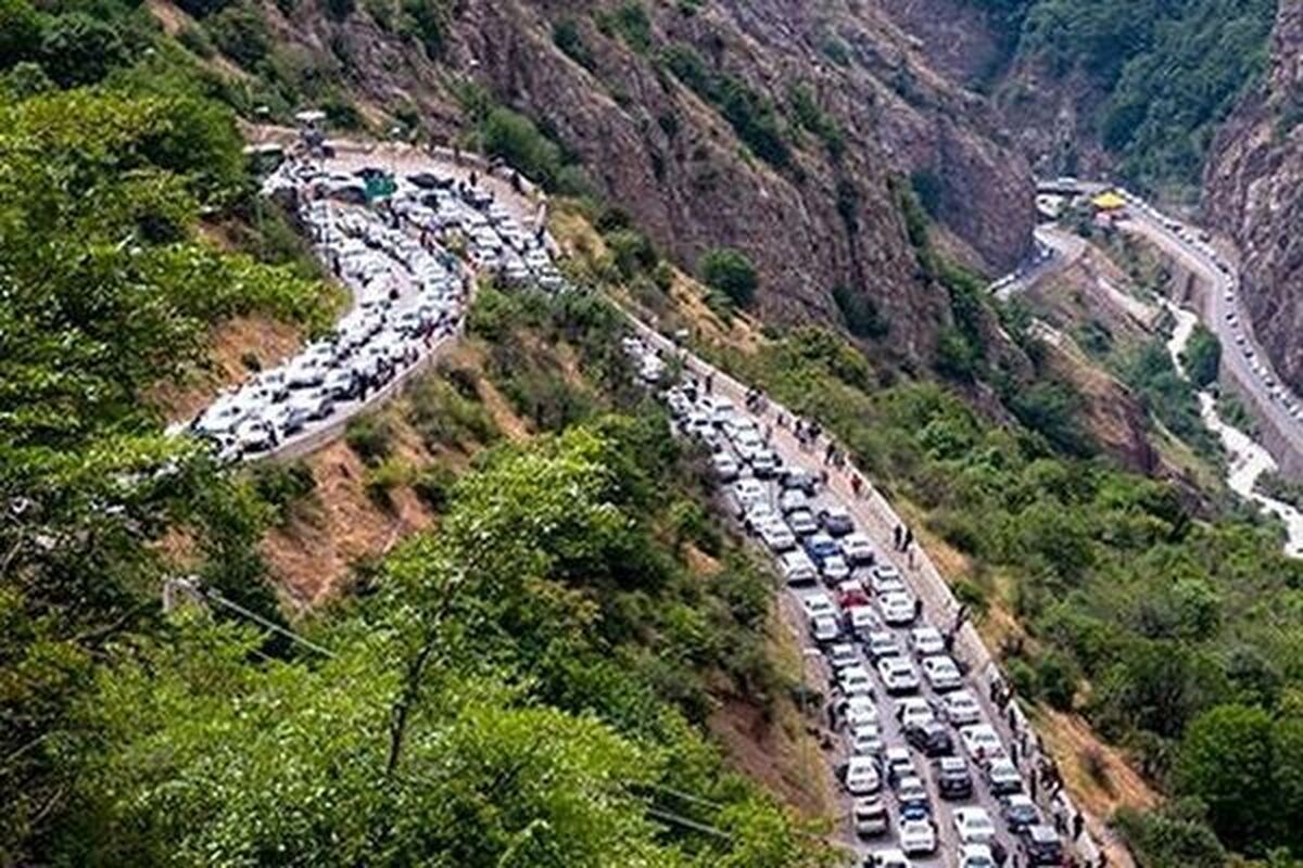 تردد در مسیرهای کرج-چالوس و تهران-شمال ممنوع شد