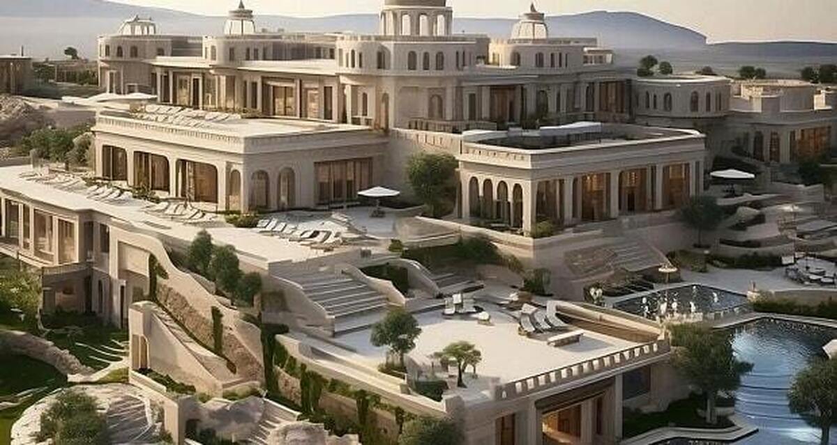 خانه رویایی کریستیانو رونالدو در عربستان، از دید هوش مصنوعی