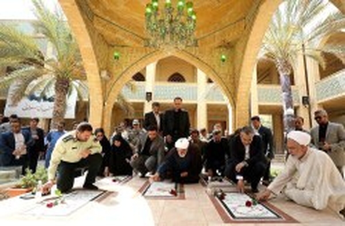 گرامیداشت یاد و خاطره دولتمردان شهید رجائی و باهنر در کیش