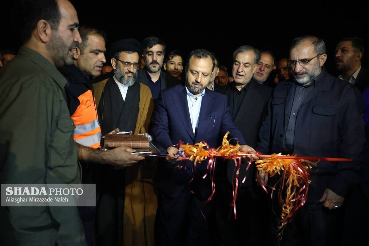 بهره‌برداری از تكمیل پل بزرگ و باند دوم محور شازند با حضور وزیر اقتصاد