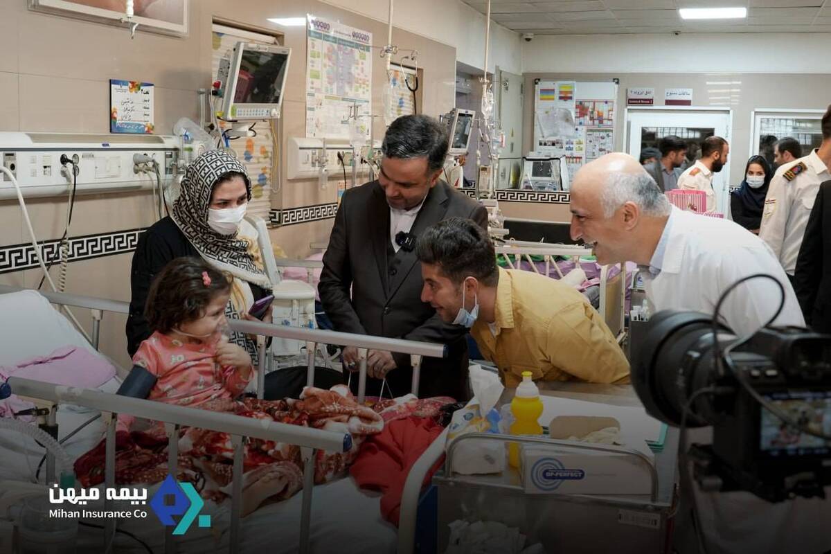 مدیرعامل بیمه میهن از بیمارستان فوق تخصصی کودکان حضرت علی اصغر (ع) بازدید کرد