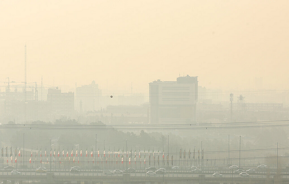 افزایش شاخص ذرات معلق در هوای پایتخت؛ تهران نارنجی شد